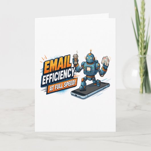 Snelle E-mailproductiviteitsrobot Kaart (Voorkant)