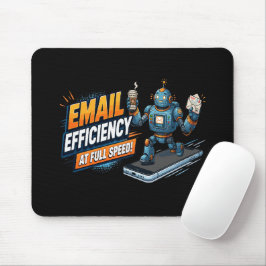 Snelle E-mailproductiviteitsrobot Muismat