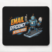 Snelle E-mailproductiviteitsrobot Muismat (Voorkant)