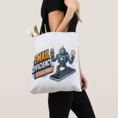 Snelle E-mailproductiviteitsrobot Tote Bag (Dichtbij)