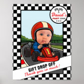 Snelle EEN Aangepaste Foto & Bedankt | Cadeau-afgi Poster (Voorkant)