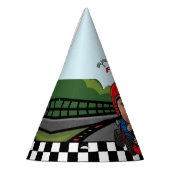 Snelle Eén | Aangepaste raceauto-coureur foto pitc Feesthoedjes (Links)