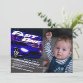 Snelle een met foto uitnodiging (Staand voorkant)