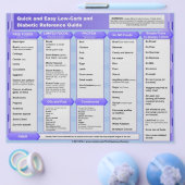 Snelle en eenvoudige diabetische referentieschema flyer (Enkel)