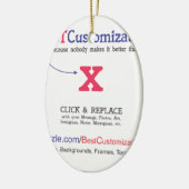 Snelle en eenvoudige lege Sjabloon Keramisch Ornament (Links)