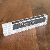 Snelle en eenvoudige lege Sjabloon Naambordje (Zijkant)