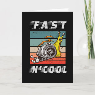 Snelle en koele turboslak snel en koel kaart