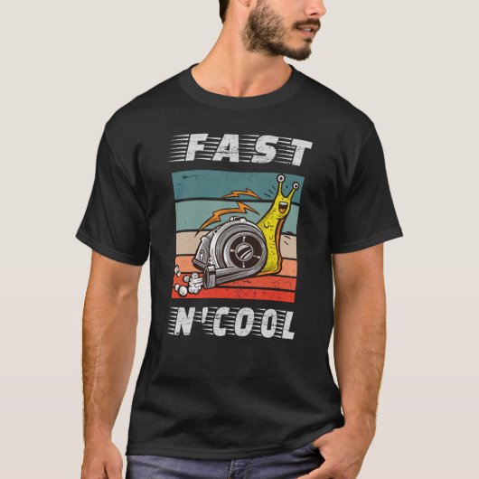 Snelle en koele turboslak snel en koel t-shirt (Voorkant)