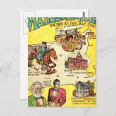 Snelle feiten over massachusetts briefkaart (Voorkant / Achterkant)