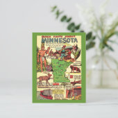 Snelle feiten over Minnesota Briefkaart (Staand voorkant)