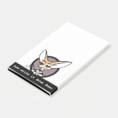 SNELLE FENNEC FOX POST-IT-NOTEPAD VOOR CARTOON POST-IT® NOTES (Schuin)