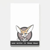 SNELLE FENNEC FOX POST-IT-NOTEPAD VOOR CARTOON POST-IT® NOTES (Voorkant)