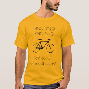 Snelle fietser die erdoorheen komt! t-shirt