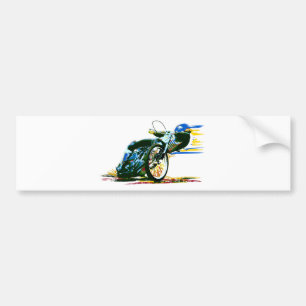 Snelle Geweldige snelwegcyclus Bumpersticker