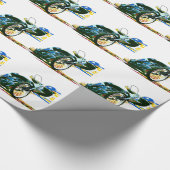 Snelle Geweldige snelwegcyclus Cadeaupapier (Hoek)