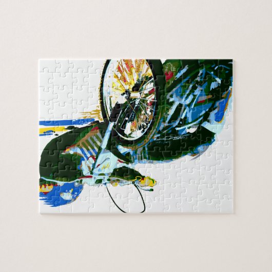 Snelle Geweldige snelwegcyclus Legpuzzel (Horizontaal)