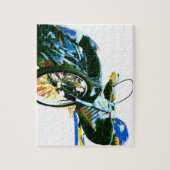 Snelle Geweldige snelwegcyclus Legpuzzel (Verticaal)