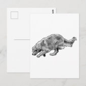 Snelle groet in fijne stippen briefkaart (Voorkant / Achterkant)