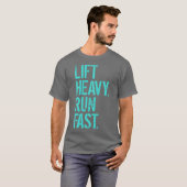 Snelle Gym-uitstraling van de lift T-shirt (Voorkant volledig)