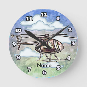 Snelle helikopter ronde klok