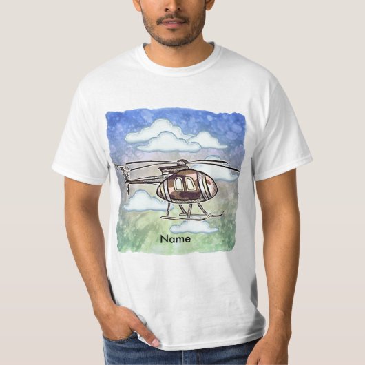 Snelle Helikopter T-shirt (Voorkant)
