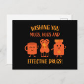 Snelle Herstel van Covid Wordt Gauw Beter Briefkaart (Voorkant / Achterkant)