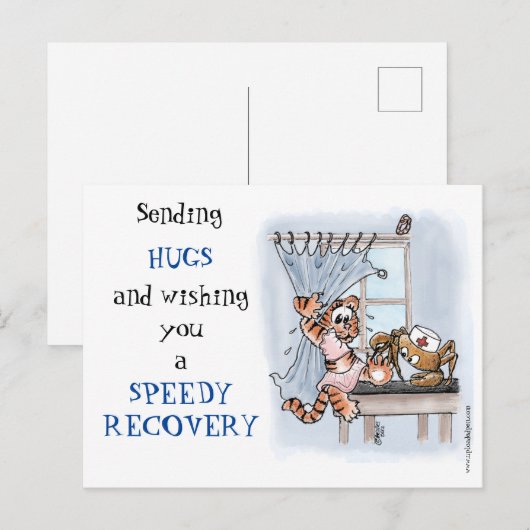 Snelle herstelwens (kinderen/volwassenen) kaart (Voorkant / Achterkant)