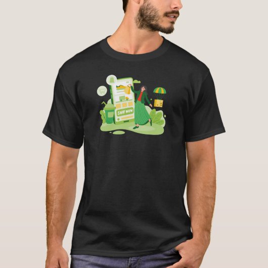 Snelle Levering T-shirt (Voorkant)