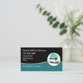 Snelle lokale bezorgservices visitekaartje (Staand voorkant)