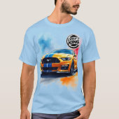 Snelle mannen Tshirts Race Auto Verjaardagsracer (Voorkant)