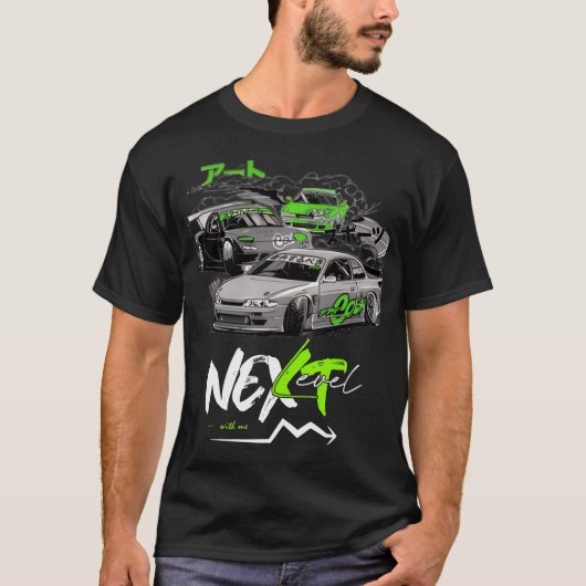 Snelle mannen Tshirts Race Auto Verjaardagsracer (Voorkant)