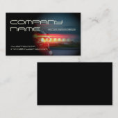 Snelle mechanische autosnelheden visitekaartje (Voorkant / Achterkant)