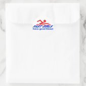 Snelle Meisjes Ronde Stickers (Tas)