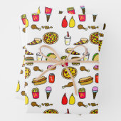 Snelle papierverzameling voor Cartoon van voedings Inpakpapier Vel (In situ)