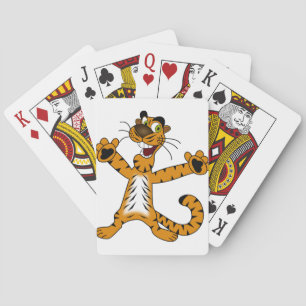 SNELLE REJOICING SPOTTED BROWNISH YELLOW TIGER POKERKAARTEN
