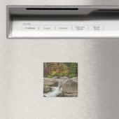 Snelle rivier door rotsen stromend, Wit Magneet (Insitu (Vaatwasser))