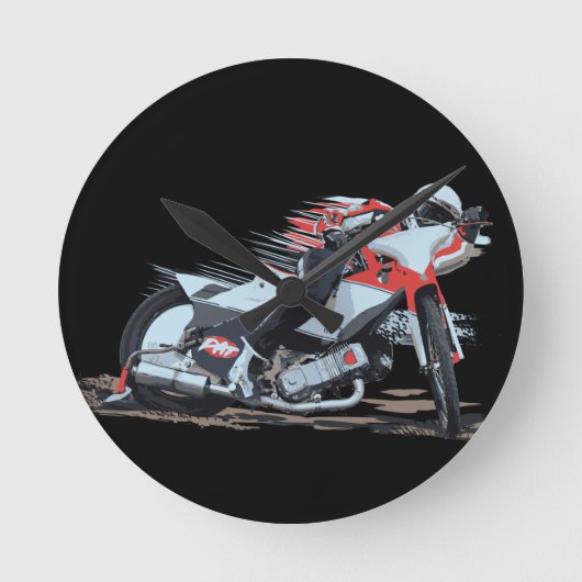 Snelle Rode-snelwegmotor Ronde Klok (Voorkant)