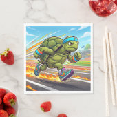 Snelle Schildpad Sprinter Atletische Renner Servet (Insitu)