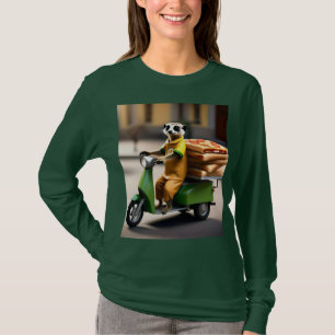 Snelle service: Meerkat levert pizza in Tuk-tuk T-shirt