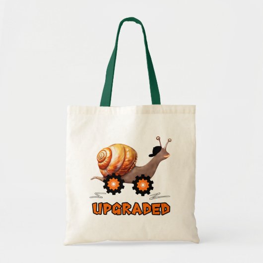 Snelle slak tote bag (Voorkant)