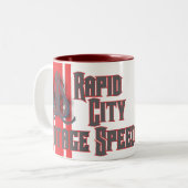 Snelle  snelheid van de stad - Mok van de schedels (Voorkant links)