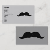 Snelle snor profielkaarten visitekaartje (Voorkant / Achterkant)
