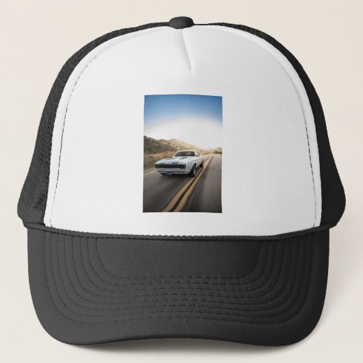 Snelle spierwagen trucker pet (Voorkant)
