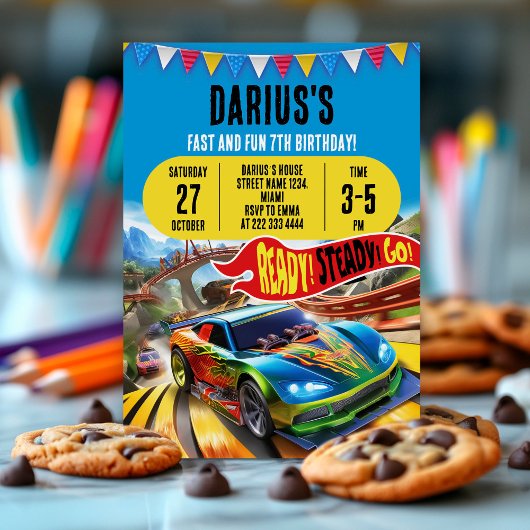 Snelle toegang tot leuke aangepaste raceauto's ver kaart