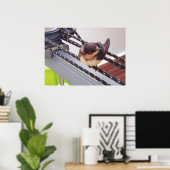 Snelle trek met jacht poster (Thuiskantoor)