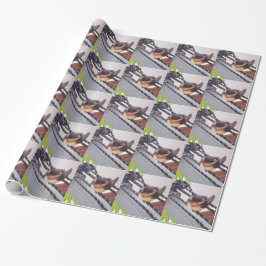 Snelle trek per jacht cadeaupapier