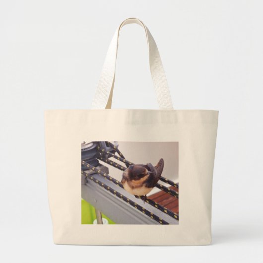 Snelle trek per jacht grote tote bag (Voorkant)