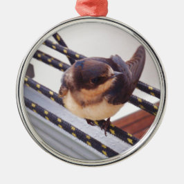 Snelle trek per jacht metalen ornament