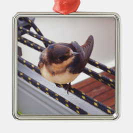 Snelle trek per jacht metalen ornament