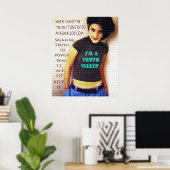 SNELLE TRUTHSEEKERS POSTER (Thuiskantoor)